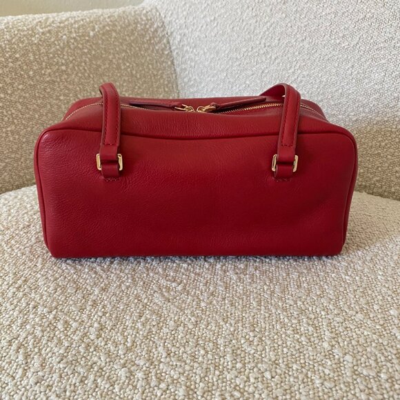 NWT J.Crew Delphine shoulder bag in leather 'Radiant Ruby' - Picture 2 of 16